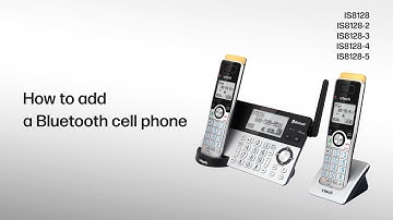 Add a Bluetooth cell phone - VTech IS8128
