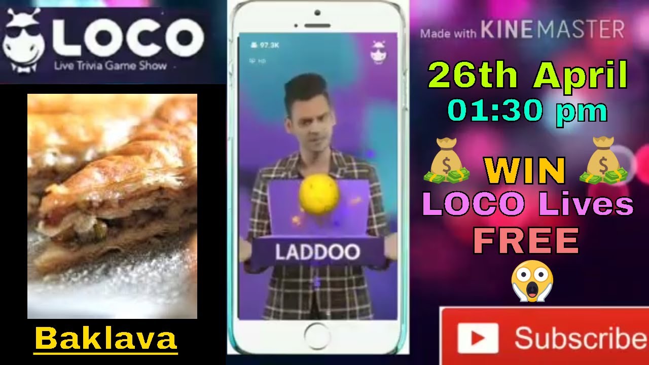 Loco Ladoo 26th April 01:30 pm || 🎉Win  FREE Loco Lives🎉 || Kal dopher ka ladoo ||
