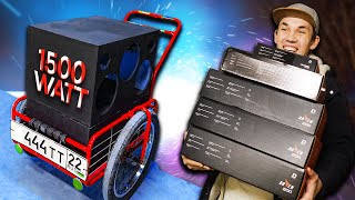 картинка: ТЕЛЕГА 1 - Прицеп с АВТОЗВУКОМ для велосипеда НАЧАЛО!