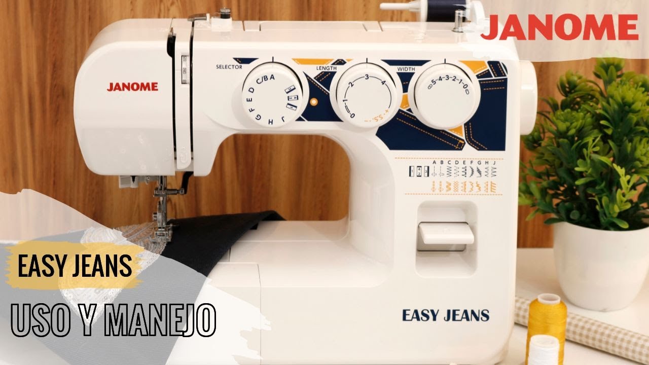 Curso Uso y Manejo Máquina de coser Janome Easy Jeans