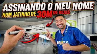 Minha Assinatura Em Um Avião O Design Deste Phenom 100 Ficou Incrível