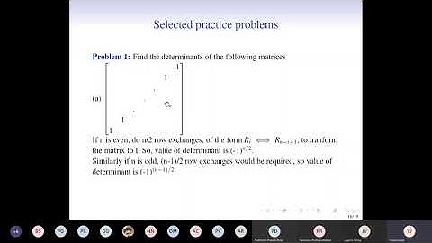MA 106 Linear Algebra Tutorial 2 Part 3