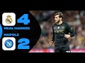 Real Madrid - Napoli 4-2 Gol & Highlights | Champions League