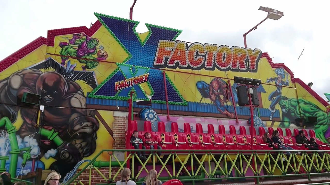 X Factory Ride At Brean Theme Park, Brean, Somerset YouTube