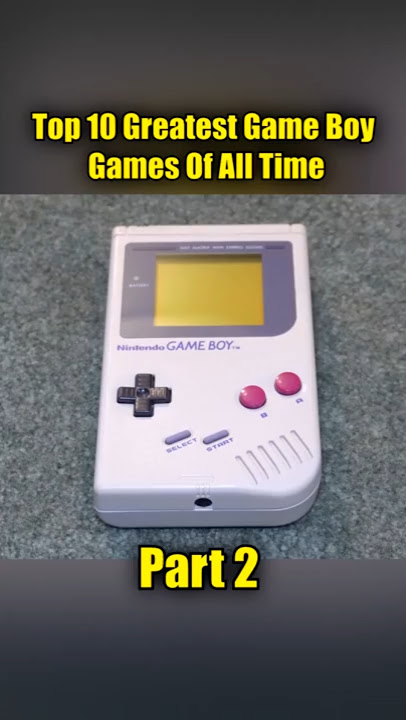 Top 10 Greatest Game Boy Games Of All Time (according to fans) PART 2