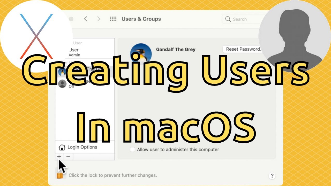 How To: Create A New User In macOS