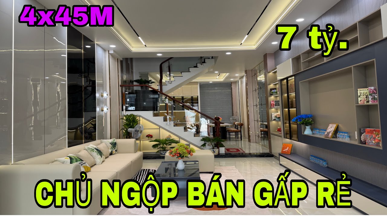Chủ ôm nhiều nhà ngộp lắm rồi bán gấp . Dt:4x45 M mặt tiền 40 M giá 7 tỷ hơn