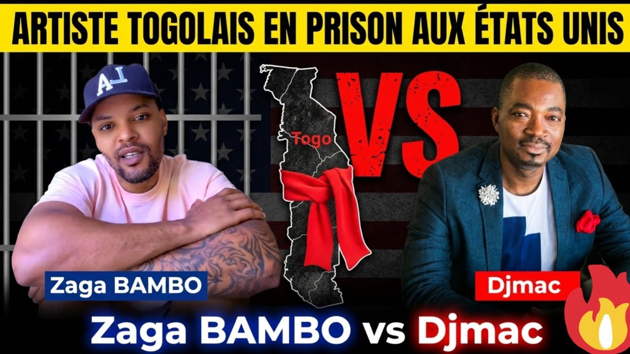 🚨 DJ Mac vs ZAGA BAMBO : Un artiste Togolais en Prîson au Etats Unis /Regarde ça 