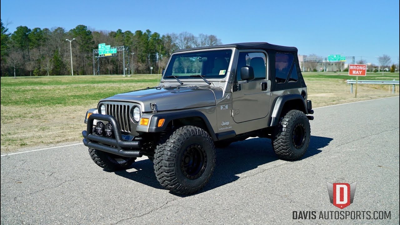 Davis AutoSports 2006 Jeep Wrangler X / Lifted & Modified / Low Miles / For  Sale - YouTube