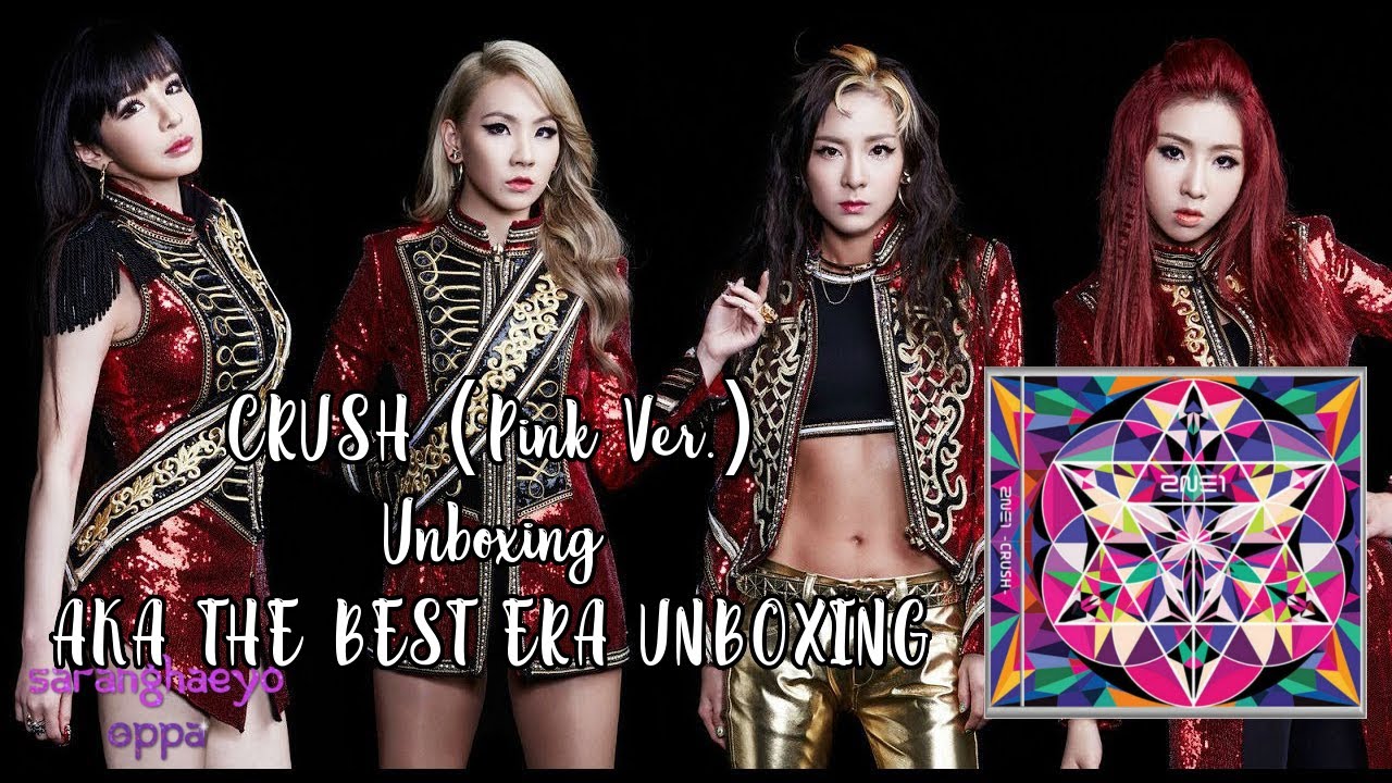 2NE1 - CRUSH (Pink Ver.) Unboxing - YouTube