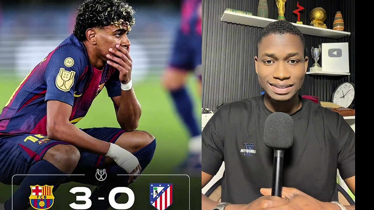 Victoire de Barca 3-0 Athletico Madrid mais pas de qualification 