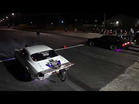 What a Race! 6sixty Street hit it from the Back 2Nitrous Big Block CAMARO vs Boosted Foxbody