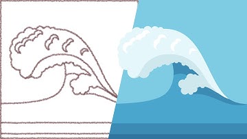 Create a Flat Design Splash Sea Wave with Inkscape