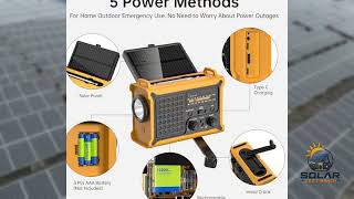 Solar NOAA Emergency Radio Review: 12000mAh Power Bank & Flashlight screenshot 5