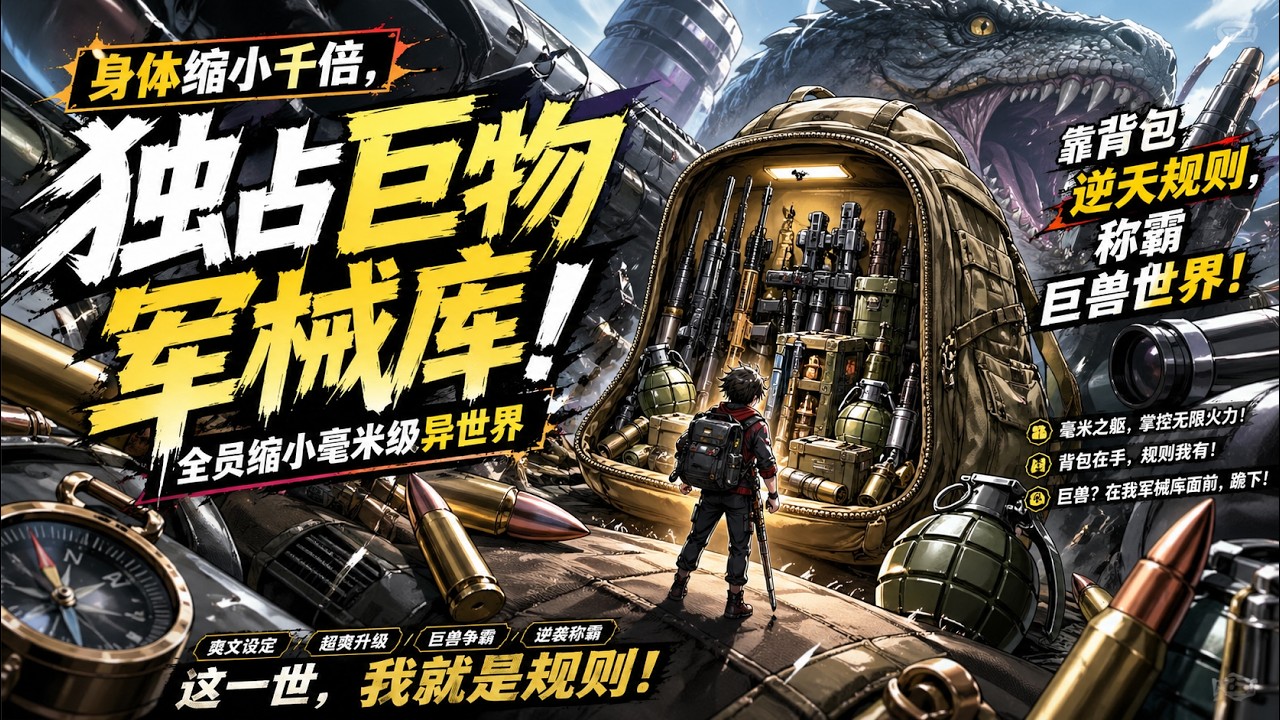 身体缩小千倍：末世巨物求生