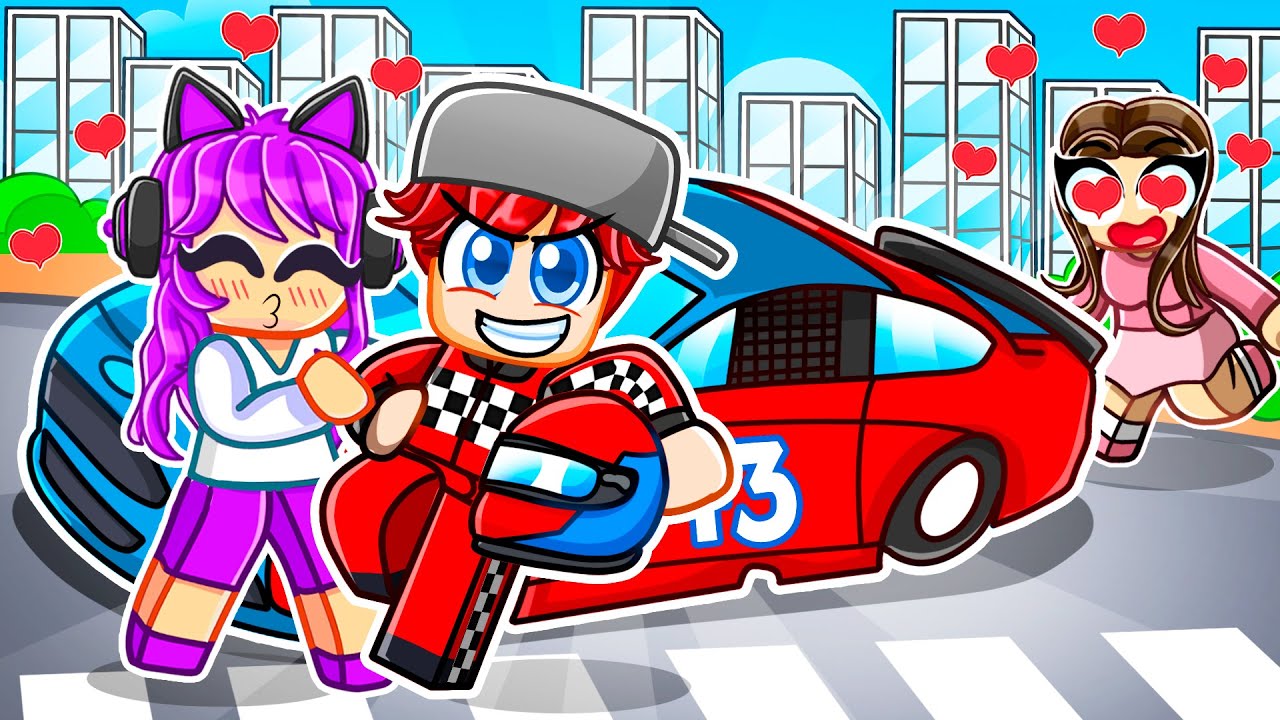 Rizzing Girls With The NEW $500,000 NASCAR Car in Roblox Driving Empire!