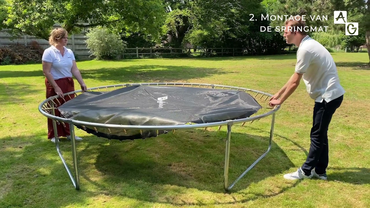 Montage Trampoline - Alice'S Garden - Youtube