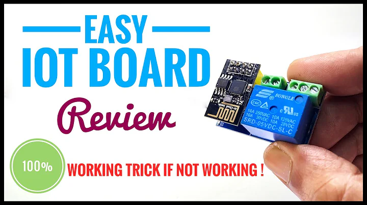 Esp 8266-01 relay module review & not working problem solving