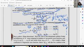 L-16 (Slater Determinant)