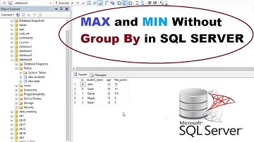 How to query to get MAX and MIN values between 2 tables without group by in SQL Server