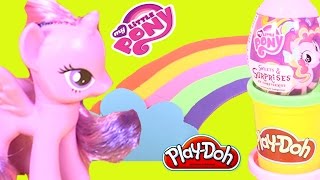 Play Doh DIY Rainbow - MLP Princess Twilight Sparkle Surprise Egg