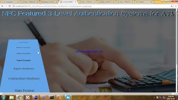 IEEE 2017: JAVA :NFC Featured 3 Level Authentication System for ATM