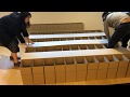 Bed Assembly - Cardboard Bed Step by Step
