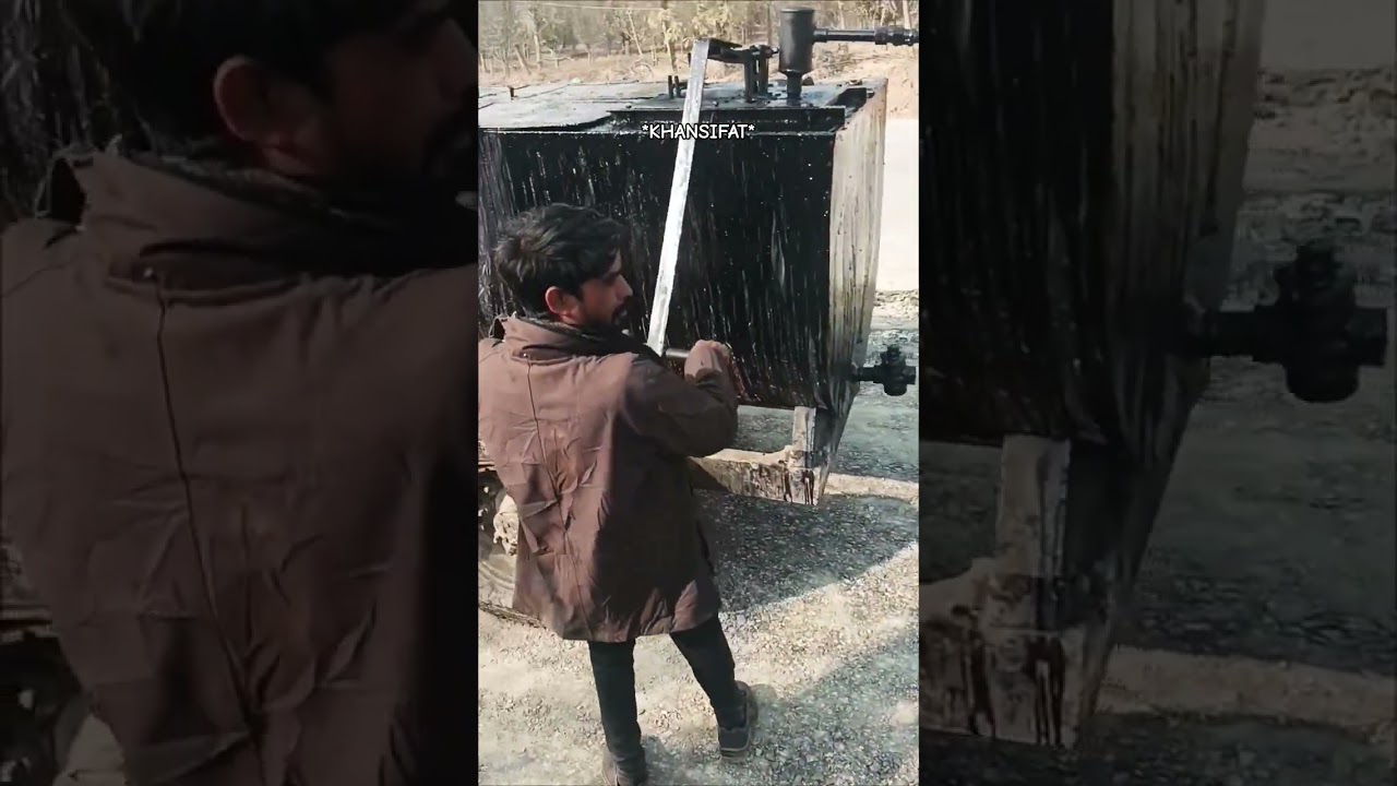 Tack coat spraying on highway/Highway construction 