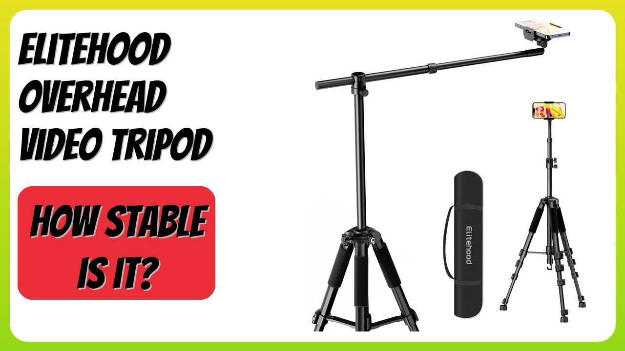 REVIEW (2026): elitehood Overhead Video Tripod. Features