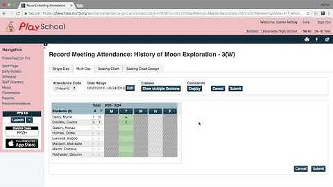 Taking Attendance in PowerSchool