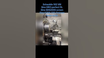Schaublin 102 VM DRO fit.#Sino sds200s#Sino Dro #Lathe Dro#Schaublin 102#Lathemachine