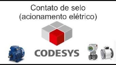 Contato de selo |Partida do motor no Codesys