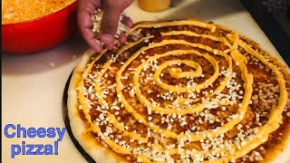 Cheesy Pizza How To Make Cheese Pizza 7 Cheese Pizza Recipe