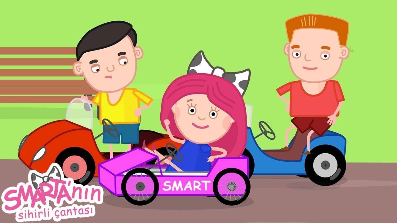 Çizgi film! Smarta ile araba oyunları! Bebek videoları!