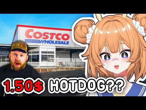 German Vtuber reacts to Costco - The Most GANGSTER Grocery Store On Earth | The Fat Files