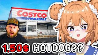German Vtuber reacts to Costco - The Most GANGSTER Grocery Store On Earth | The Fat Files