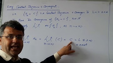 every constant sequence is convergent by m zaman