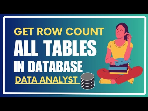 How To Get Record Count For All The Tables In SQL Sever | Get List Of ...