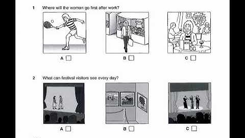 Study English online (B1). Preliminary English Test (PET) Listening Book 4 : Test 4 part 1