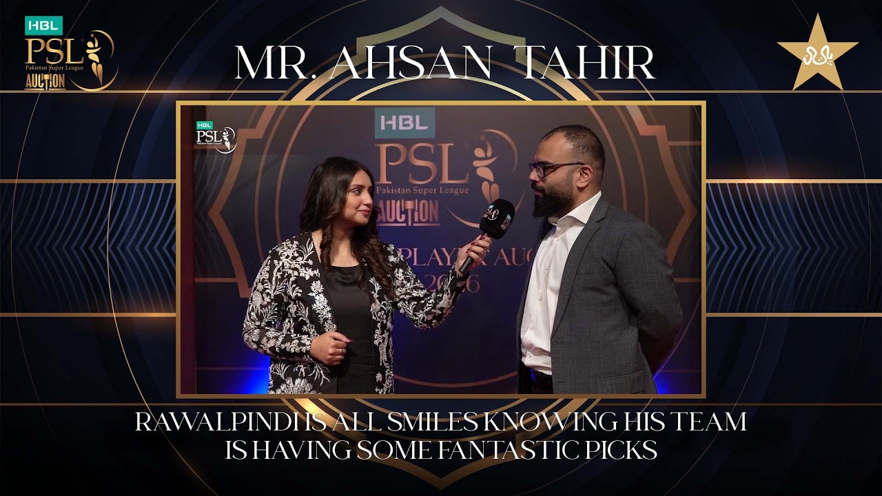 Mr. Ahsan Tahir of Rawalpindi is all smiles knowing his team is having ...