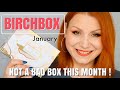 BIRCHBOX JANUARY BEAUTY SUBSCRIPTION UNBOXING // I COULD ROLL MY FACE ALL DAY !