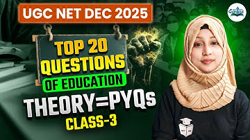 UGC NET Education 2025 | UGC NET Paper 2 Education Previous Year Questions | UGC NET Gurukul