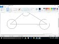 Draw mathematical shapes in MS Paint