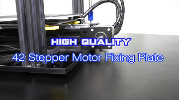 Kingroon 3D | KP3S 3d printer 42 stepper motor fixing plate display and installation video updated