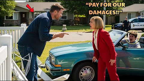 HOA Karen’s Son Crashed His Car Into My Fence & Told Cops I Should Pay—They Towed HIS Car Instead!