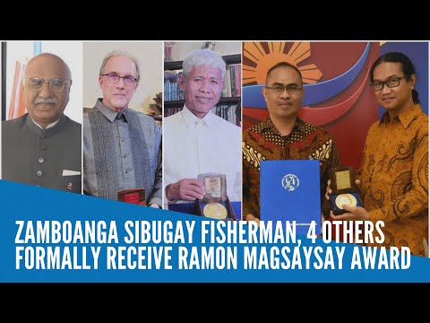 Zamboanga Sibugay fisherman, 4 others formally receive Ramon Magsaysay Award