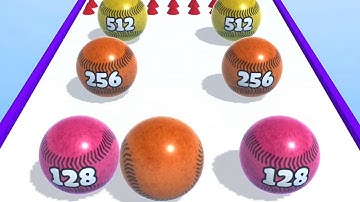 Ball Merge 2048 - All Levels Ball Gameplay Android, iOS ( Level 102 - 103 )