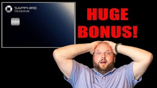 The Sapphire Reserve Credit Card Has A HUGE ALL-TIME HIGH Bonus!