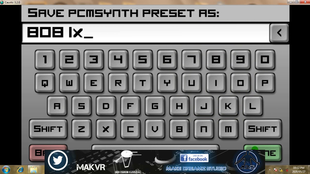 How To Make Your Own 808 Drum In Caustic 3 YouTube
