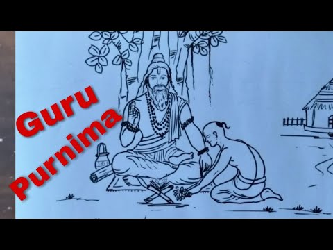 Guru Purnima 2020, Sawan, Chandra grahan(lunar eclipse), Drawing - Janmat  Samachar